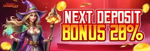 BONUS DEPOSIT 20% SLOT